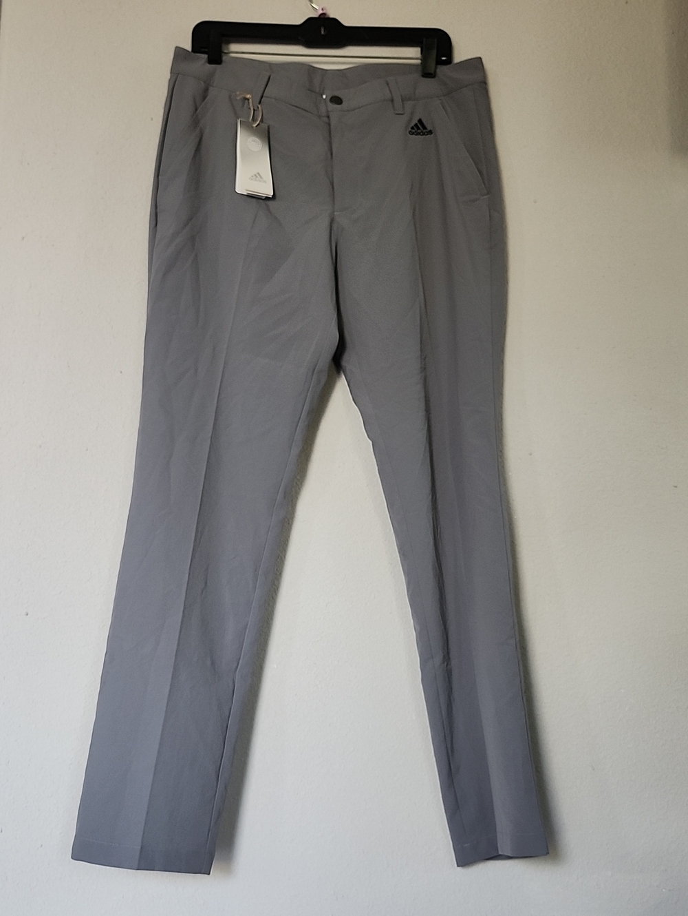 adidas Men’s Light Gray Stretch Golf Pants 32x32